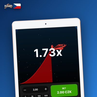 Ikona auto-cashout tlačítka pro automatický výběr výhry v Aviator Lizaro Casino