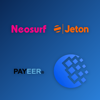 E-peněženky Skrill, Neteller a Apple Pay pro rychlý vklad v Lizaro Casino