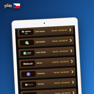 Rychlá výplata přes e-peněženky Skrill, Neteller a MiFinity v Lizaro Casino