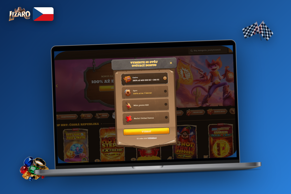Hráč nahrává občanský průkaz při ověření totožnosti v Lizaro Casino CZ