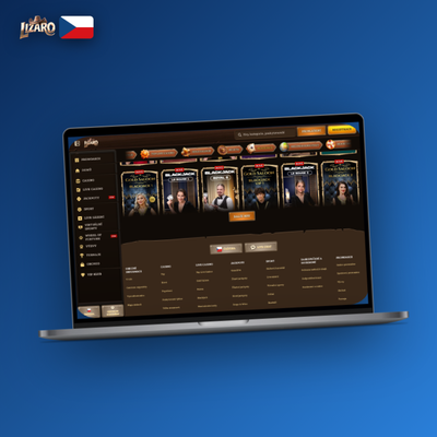 Lizaro Casino spustíš okamžitě v libovolném moderním prohlížeči na PC