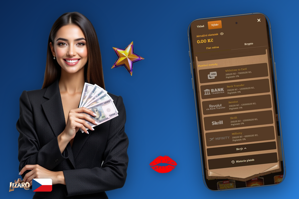 VIP program Lizaro Casino s pěti úrovněmi a vyššími limity výběru pro hráče